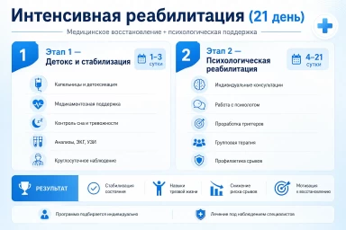Реабилитация за 21 день в Суровикино
